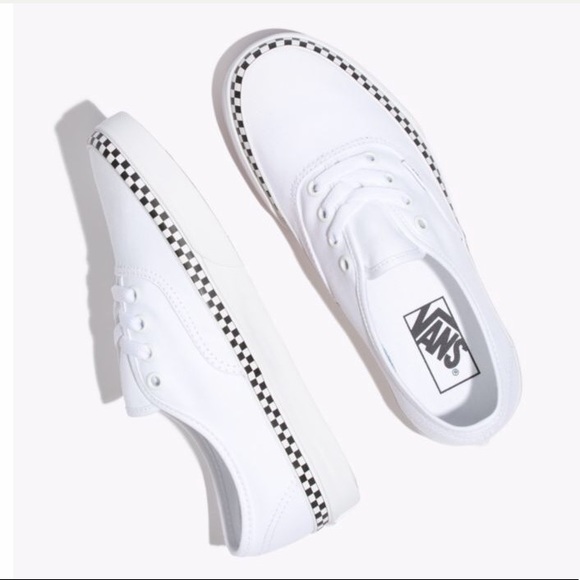 Vans Authentic Check Foxing True White - Picture 2 of 4